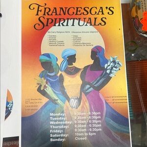 Francesca's Spirituals Poster